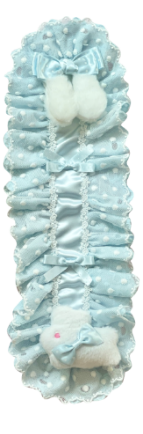 Sugar Bunny Parade Collection-Sweet Lolita Asymmetrical Headdress/wristcuffs