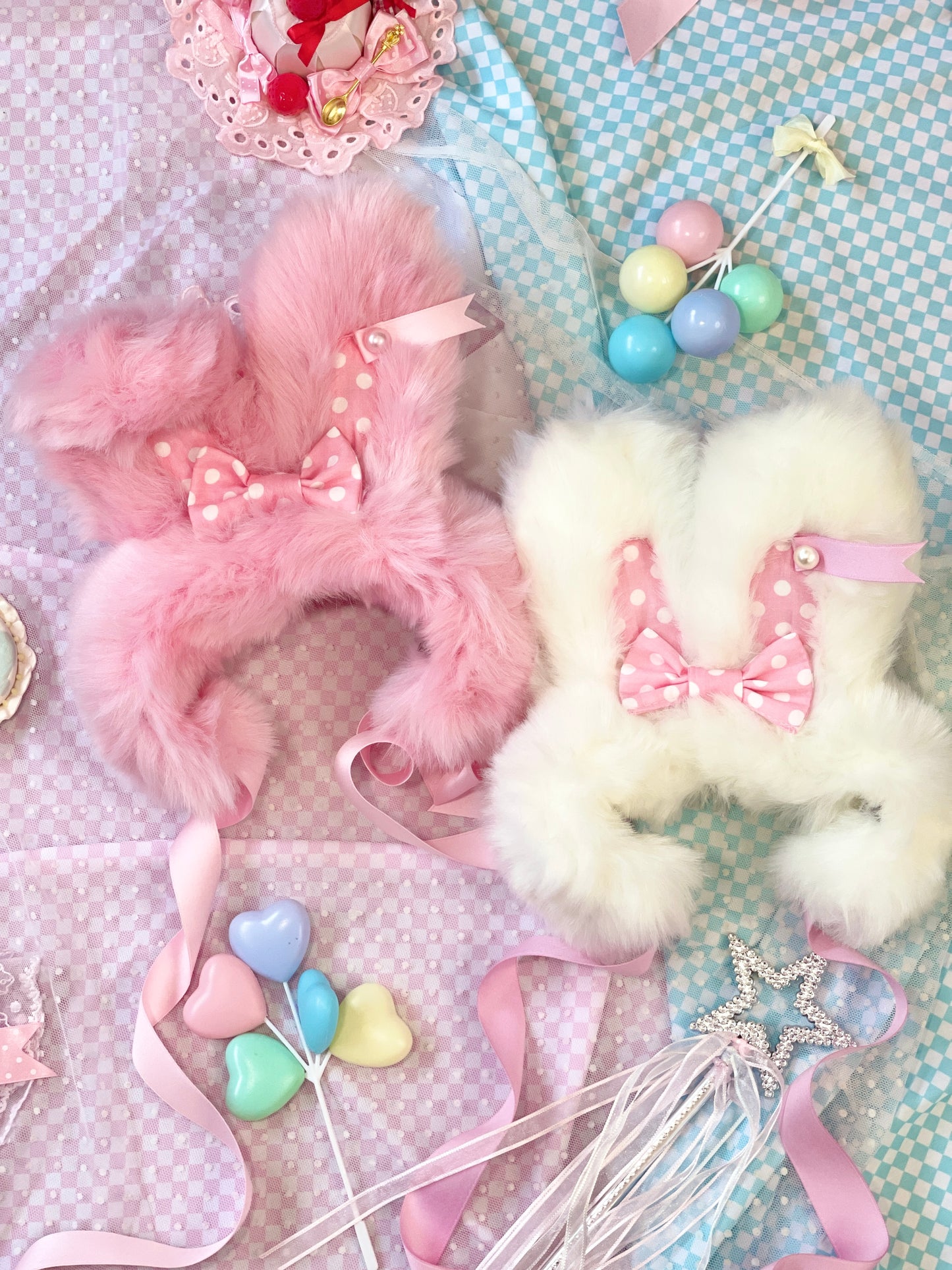 Marshmallow Fluff Bunny Headdress