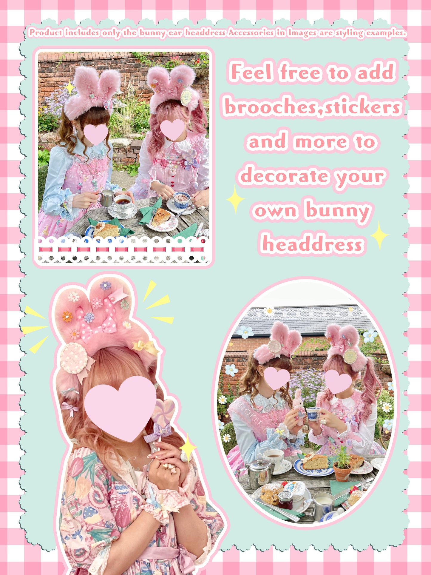 Marshmallow Fluff Bunny Headdress