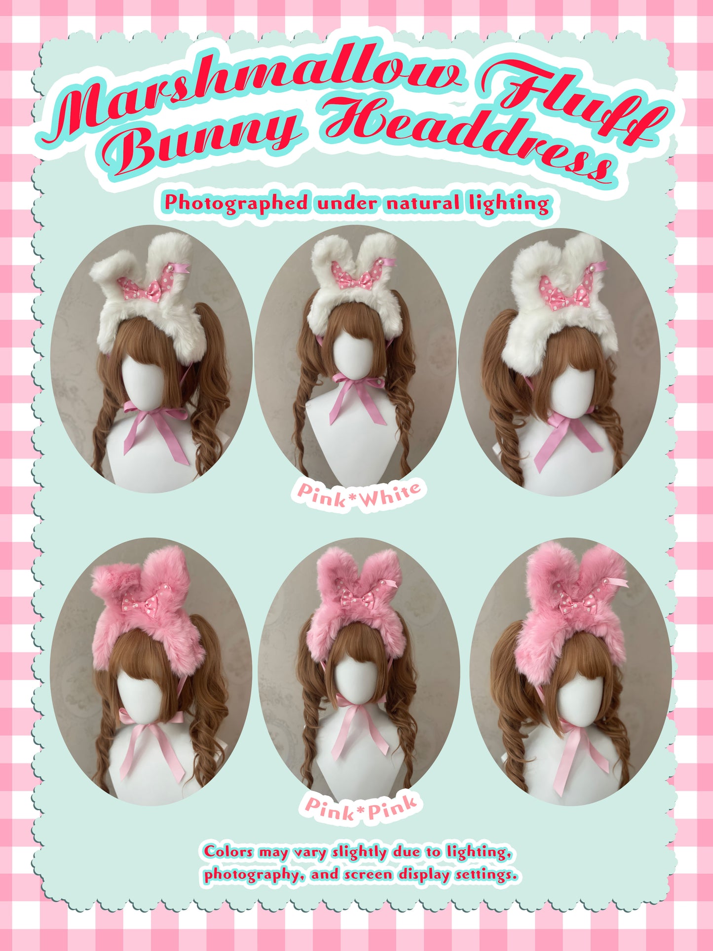 Marshmallow Fluff Bunny Headdress