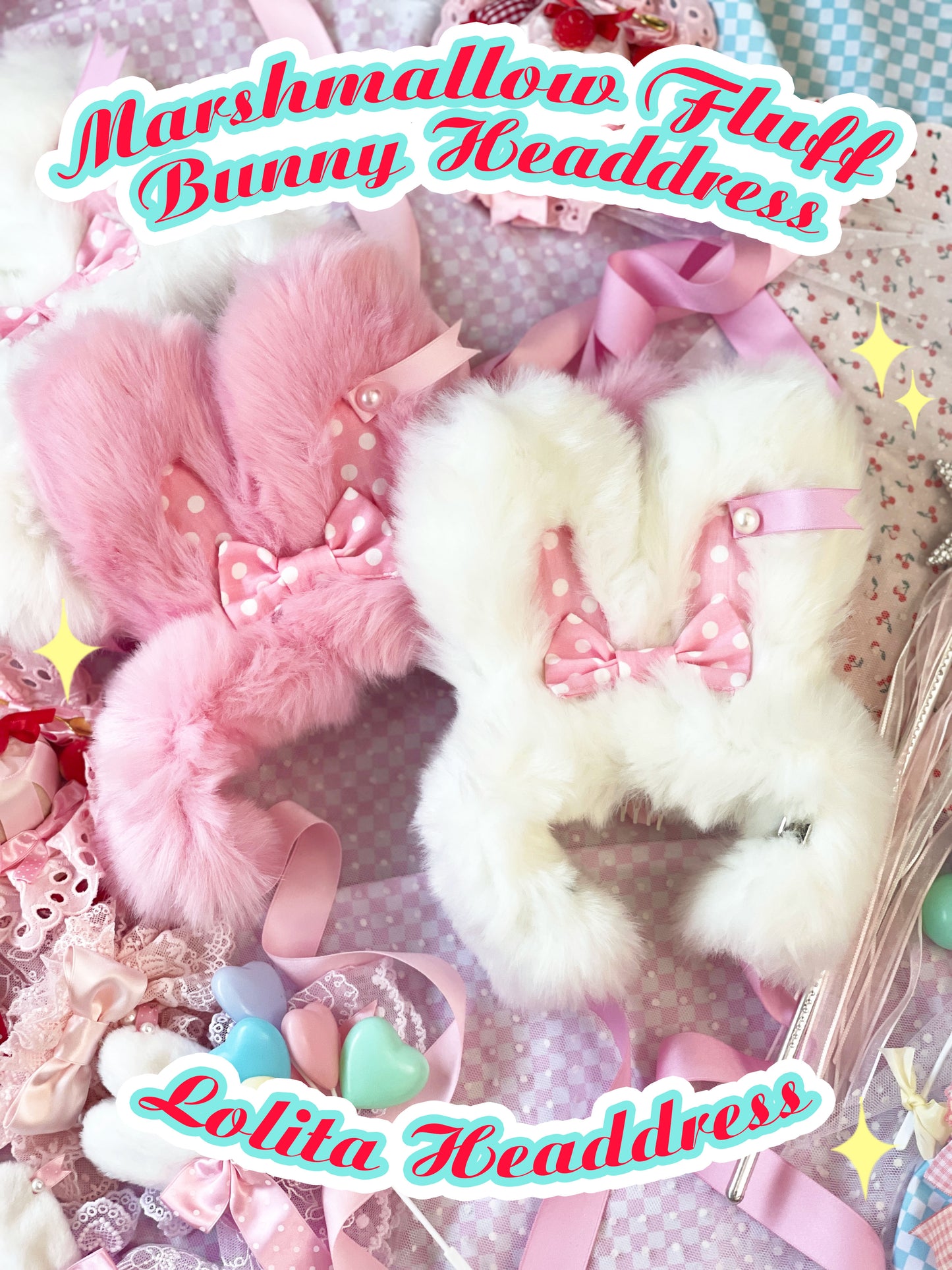 Marshmallow Fluff Bunny Headdress