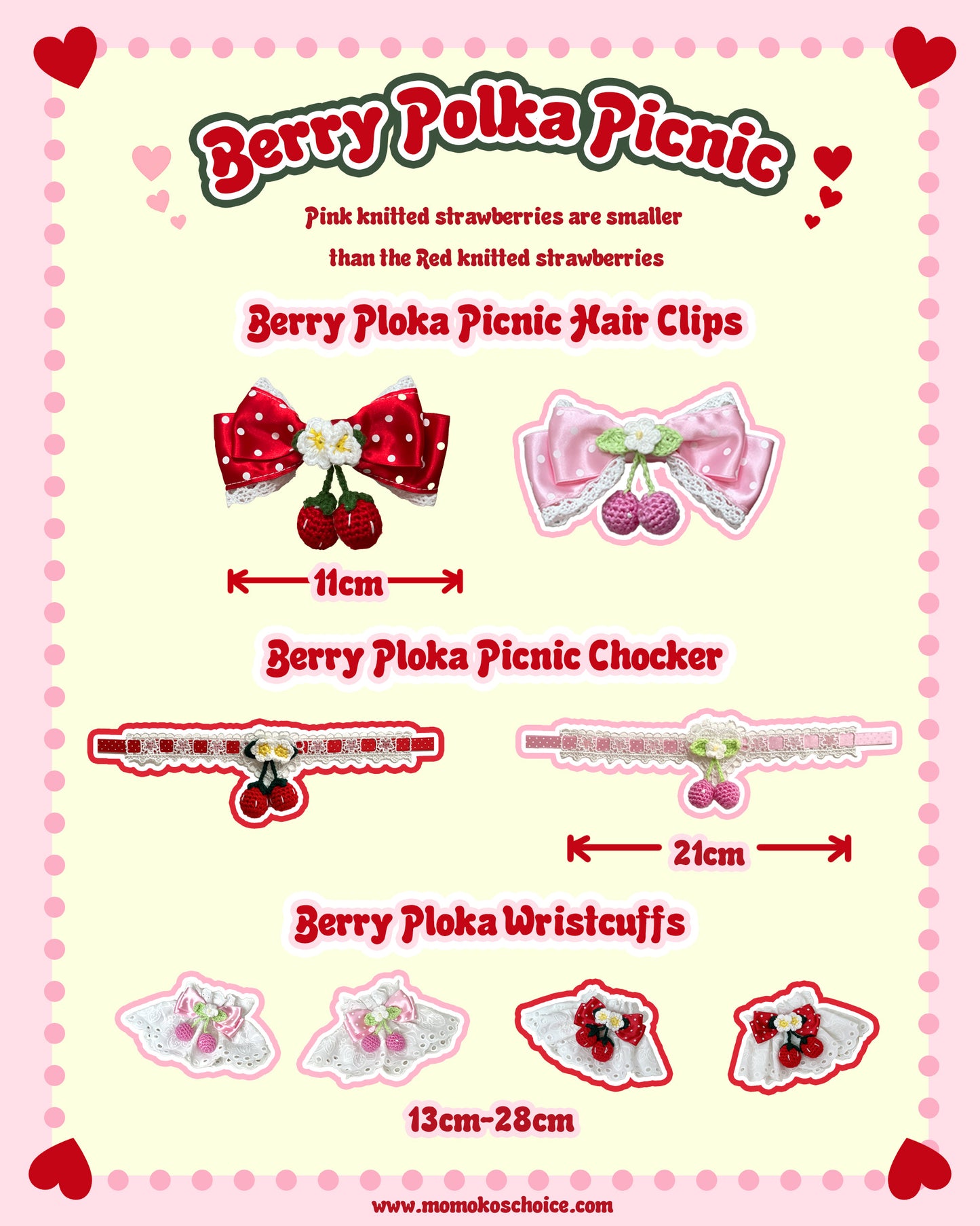 Berry Polka Picnic丨Sweet Lolita Collection