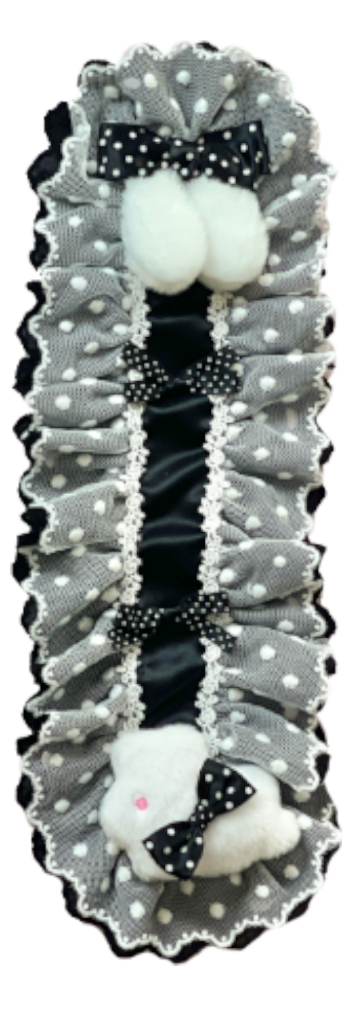 Sugar Bunny Parade Collection-Sweet Lolita Asymmetrical Headdress/wristcuffs