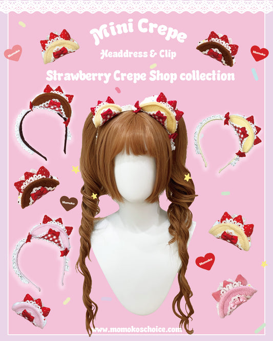 Mini Crepe Headband&Clip