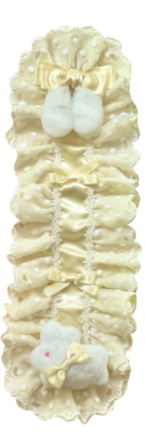 Sugar Bunny Parade Collection-Sweet Lolita Asymmetrical Headdress/wristcuffs