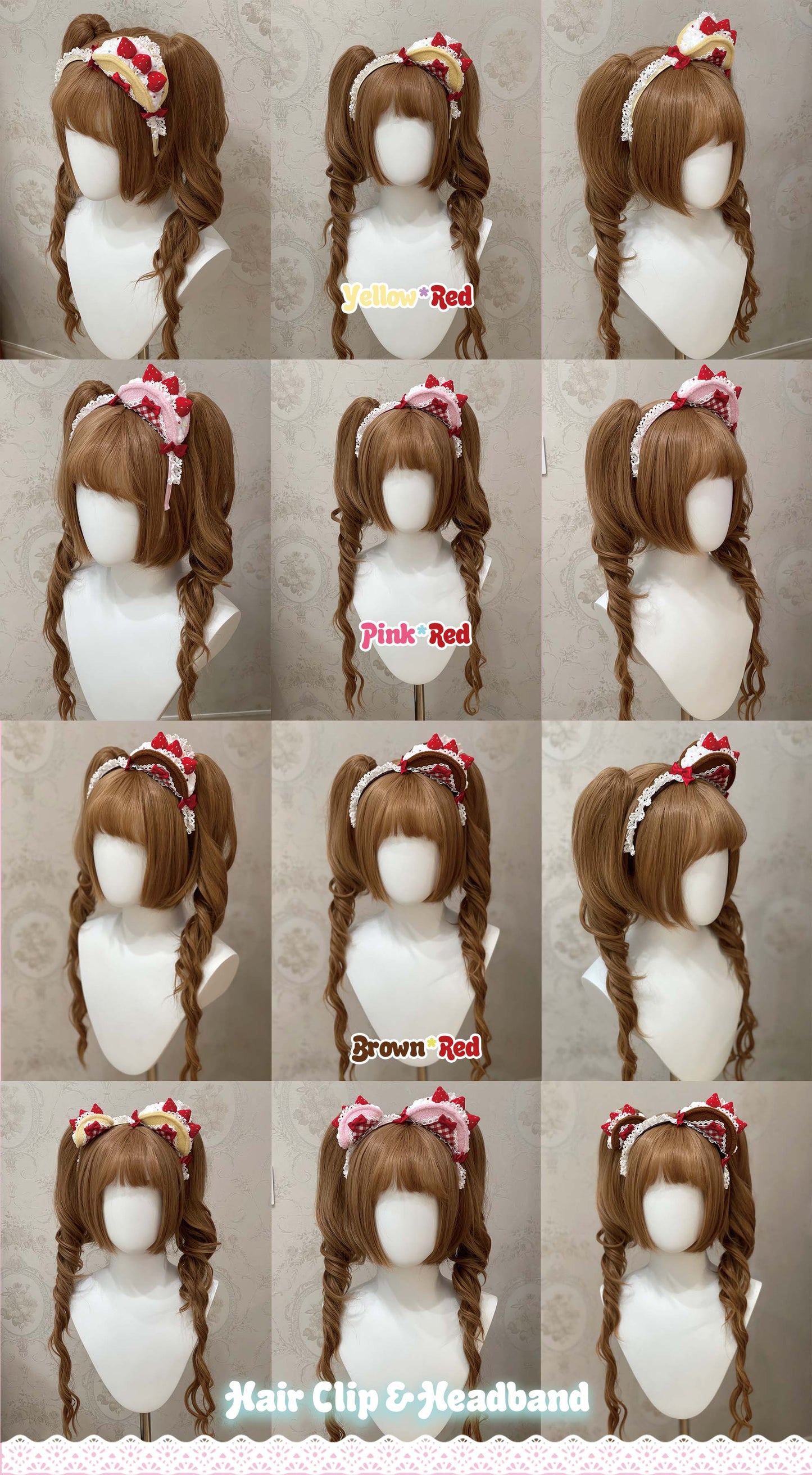 Mini Crepe Headband&Clip